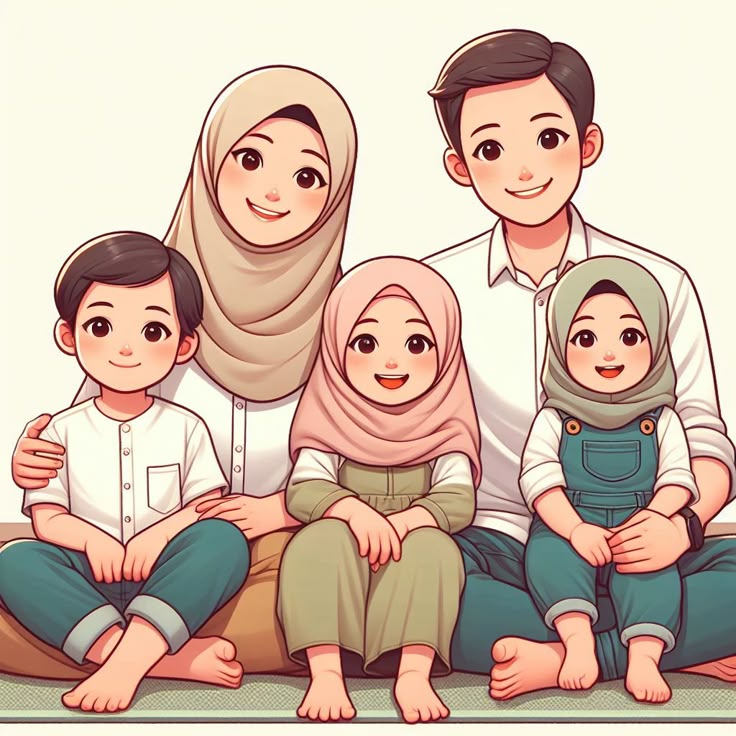Ilustrasi Orang Tua Asuh